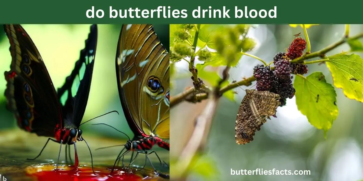 Butterflies Drink Blood